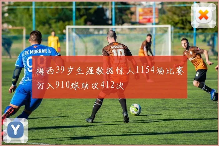 梅西39岁生涯数据惊人1154场比赛打入910球助攻412次